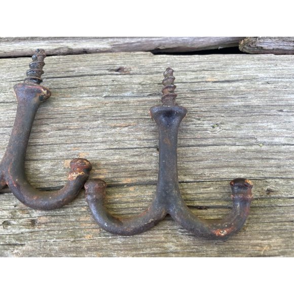 Antique lot 5 Old Wall hooks, plant hooks, ceiling hooks - Picture 14 of 14